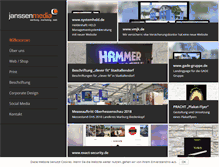 Tablet Screenshot of janssen-media.de